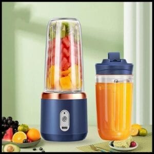 400ML 6 Lâminas Espremedor Elétrico Mini Liquidificador Portátil De Suco De Alimentos Misturador Leite