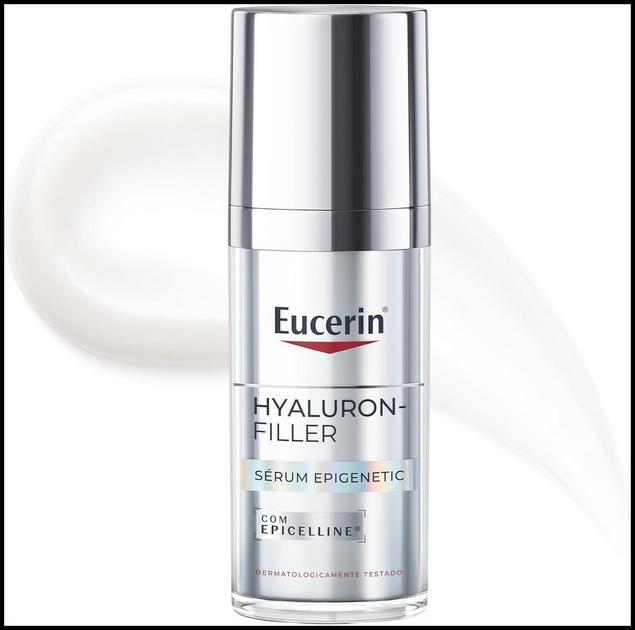 EUCERIN Sérum Facial Anti-idade Epigenetic 30ml, Antirrugas, Epicelline, Ácido Hialurônico, Antissinais, Pele Madura