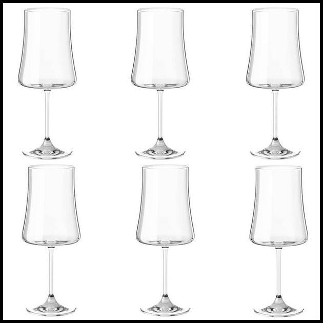 Jogo de Taças de Vinho 6 Peças Taças de Cristal Ecológico 460ml Haus Concept