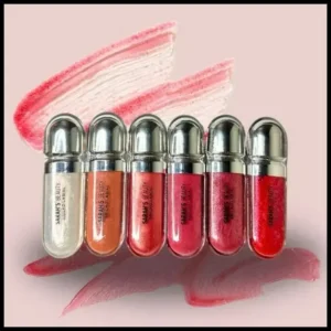 KIT 6 Gloss Labial Sara Sarah's Beauty brilho intenso o BEST Hot Sale