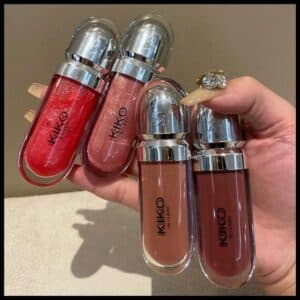 Kiko Lip Gloss 6.5ML /3D Hydra Lipgloss /Water Gloss Hidratante / Longa Duração Não Desbotante