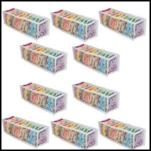 Kit 10 Colmeia Organizadora de gavetas Premium Vários Tamanhos P,M,G,GG - Organizalux