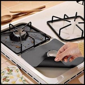 Kit 4 Protetores Proteção Fogão Anti Aderente Reutilizável