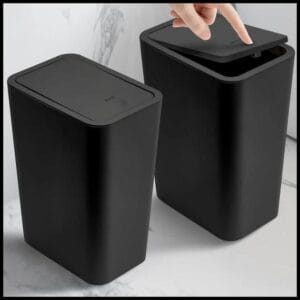 Lixeira Cesto De Lixo tampa click 8 litros para pia e Banheiro cozinha Escritório Astra