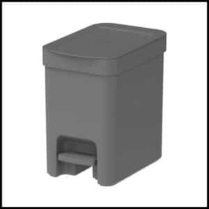 Lixeira Trium Cinza 6L - Ou