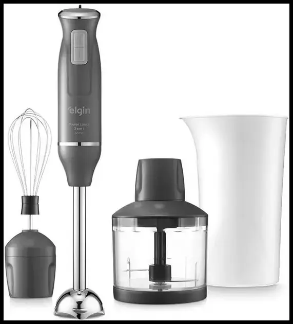Mixer Power Inox 3 em 1 600W Elgin Lunar 110V