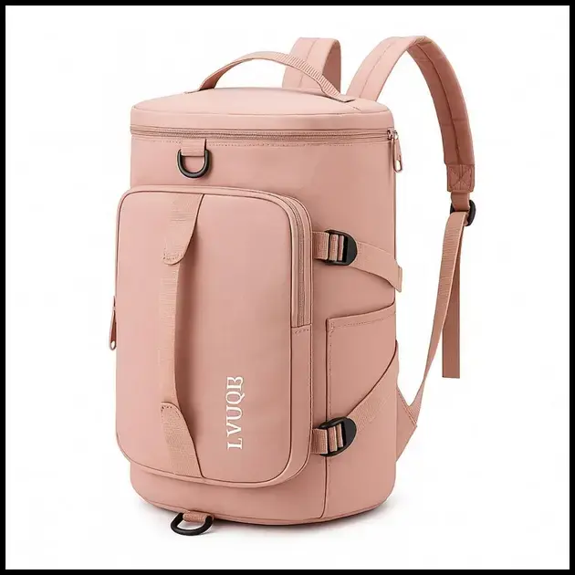 Mochila Bolsa De Viagem Academia Sport Com Bolso Impermeável Espaço Calçados Alça Lateral 30L Capacidade