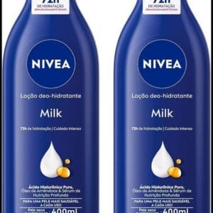 NIVEA Kit Loção Hidratante Milk Pele Seca a Extrasseca 400ml (2 unidades)