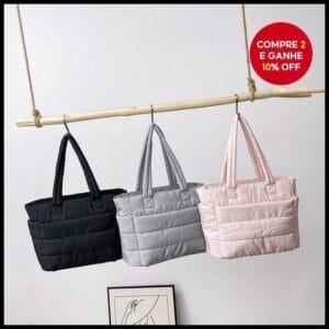 Novo Simples Sacola Feminina Grande Capacidade Commuter Mão-Transporte Saco Leve Faculdade