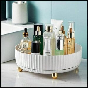 Porta Cosméticos 360 Condimentos Rotativos Multifuncionais De Prateleira De Cozinha-cor aleatoria