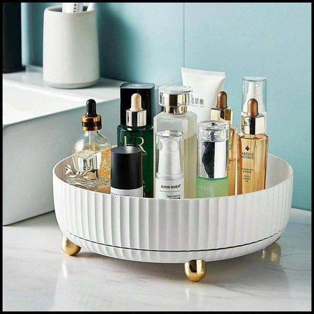 Porta Cosméticos 360 Condimentos Rotativos Multifuncionais De Prateleira De Cozinha-cor aleatoria