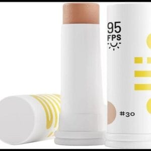 Protetor solar em bastão com cor FPS 95-30