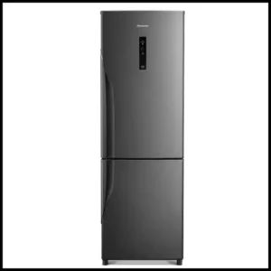 Refrigerador Panasonic de 02 Portas Frost Free com 397 Litros Titânio - NR-BB41PV1T