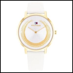 Relógio Tommy Hilfiger Feminino Couro Branco