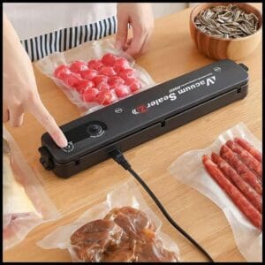 Seladora à Vácuo para Armazenar Alimentos Domésticos Embaladora a Vácuo