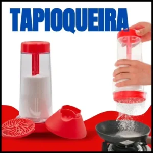 Tapioqueira Peneira Polvilhador - Armazena Tapioca Beiju Tapioca Farinha Cozinha Utensilio