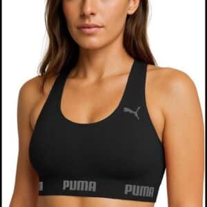 Top Academia Puma Alta Sustentação Sem Bojo Sem Costura Treino Fitness Esportivo Feminino Original.