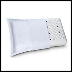 Travesseiro D33 Ortopédico Magnético Infravermelho Longo com Perfilado Terapêutico Shalom Life