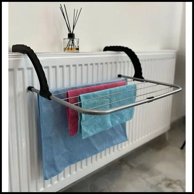 Varal Portátil Para Apartamento Secador De Roupas Prático e Retrátil Para Janela e Parede