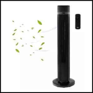 Ventilador Torre Vertical Wap Air Silence De Chão Preto