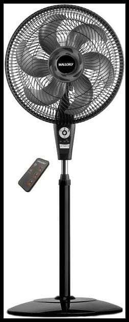 Ventilador de Coluna Mallory Air Timer TS+ Com Controle Remoto 126W e Hélice de 6 pás - Auto desligamento programável de até 7h
