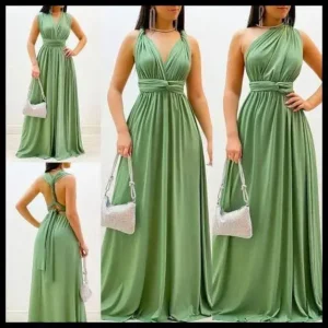 wistlefashion Vestido longo MultiFormas Madrinhas Casamento Festas Cores 40% desconto frete gratis