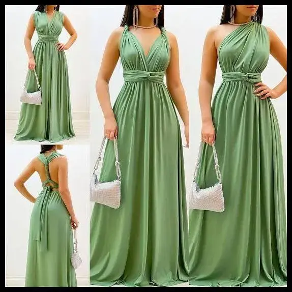 wistlefashion Vestido longo MultiFormas Madrinhas Casamento Festas Cores 40% desconto frete gratis