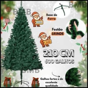 Árvore de natal verde tradicional pinheiro cheia luxuosa canadense ENVIO IMEDIATO