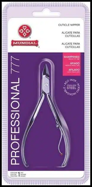 Alicate Cutícula Pro-Inox, Mundial S/A, Prateado