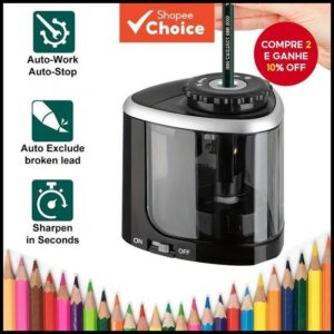 Apontador De Lápis Elétrico Automático-Design De Mesa Para De 6-8 Mm-Perfeito Estudantes E Uso Em Escritório