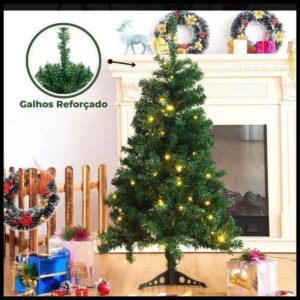 Arvore De Natal 1,2 Metros Cm 100 Galhos Arvore NATAL 2025 OFF