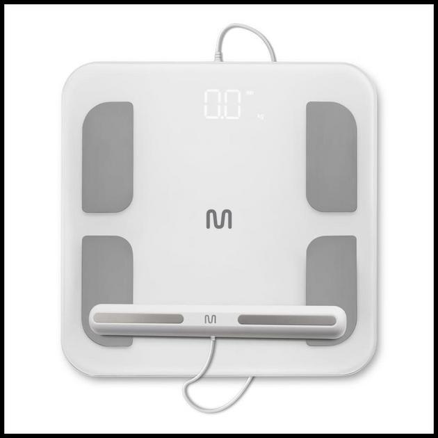 Balanca Digital Corporal de Biopedância Biohealth Pro com 8 Sesores Bluetooth HC060N