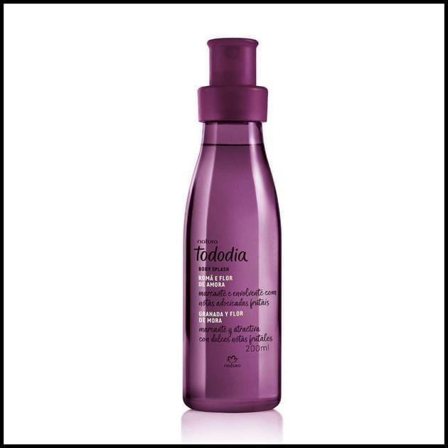 Body Splash Desodorante Colônia Tododia Romã e Flor de Amora 200 ml