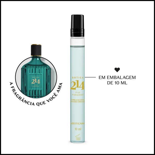 Botica 214 Fiji Paradise Eau de Parfum Masculino Fougére Especiado 10ml