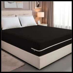 Capa de Colchão Casal em Malha com Ziper Arte Cazza