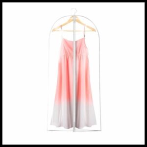 Capa para Vestido em PVC Plast-Leo Cristal Transparente com Zíper 1,20mx58cm