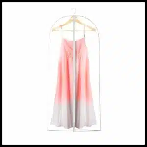 Capa para Vestido em PVC Plast-Leo Cristal Transparente com Zíper 1,20mx58cm