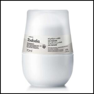 Desodorante Antitranspirante Roll on Tododia Sem Perfume 70 ml
