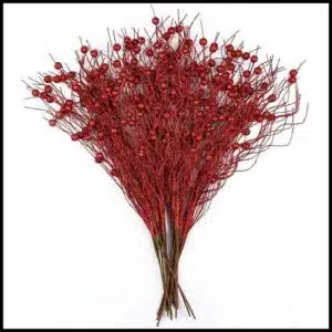 Enfeites De Natal 43cm Bolha De Barba Longa Ouro E Prata Artificial Glitter Haste Decoração Árvore