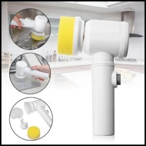 Escova de Limpeza Multifuncional Elétrica 5 em1 Ferramenta Mágica