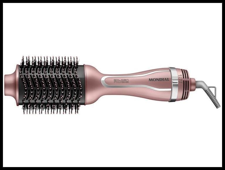 Escova Secadora Mondial ES-02-BI 1200W 3 Níveis de Temperatura Tourmaline Íon
