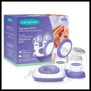 Extrator Bomba Tira leite Elétrica Dupla Signature Pro Lansinoh 8 Níveis de Sucção