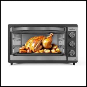 Forno Elétrico Britânia 49L Preto Dupla Resistência BFE49