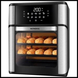 Fritadeira Elétrica Air Fryer Oven Mondial 12 Litros Forno AFON-12L-BI