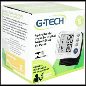 G-Tech Aparelho de pressão digital de pulso GP400, Branca