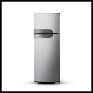 Geladeira Consul Frost Free Duplex 340 litros com Prateleiras Altura Flex cor inox CRM39AK