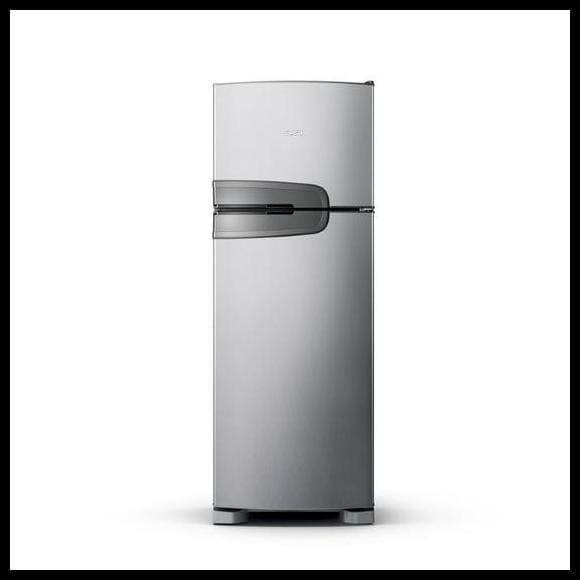 Geladeira Consul Frost Free Duplex 340 litros com Prateleiras Altura Flex cor inox CRM39AK