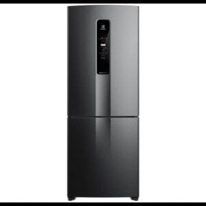 Geladeira/Refrigerador Electrolux Frost Free - Inverse Black Inox Look 490L IB7B