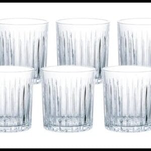 Jogo de Copos de Vidro Transparente 330ml 6 Peças Haus Concept Imperial