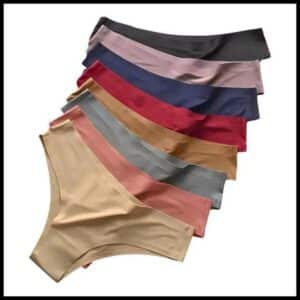 Kit 5 Calcinhas Sem costura Tanga corte a Laser PROMOÇÃO Não Marca na Roupa